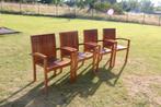 Tuinstoelen Teak, Tuin en Terras, Tuinstoelen, Ophalen, Gebruikt, Teakhout, Stapelbaar