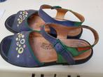 Italiaqnse sandalen maat 38, Ophalen of Verzenden, Gedragen, Blauw