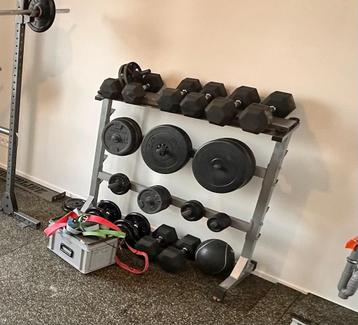 Gewichten / Dumbells rack (Zonder gewichten) beschikbaar voor biedingen