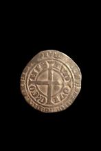 Middeleeuwse munt - Lodewijk van Male, Ophalen of Verzenden, België, Losse munt, Zilver