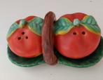 Vintage aardewerk peper en zout stel., Antiek en Kunst, Ophalen of Verzenden