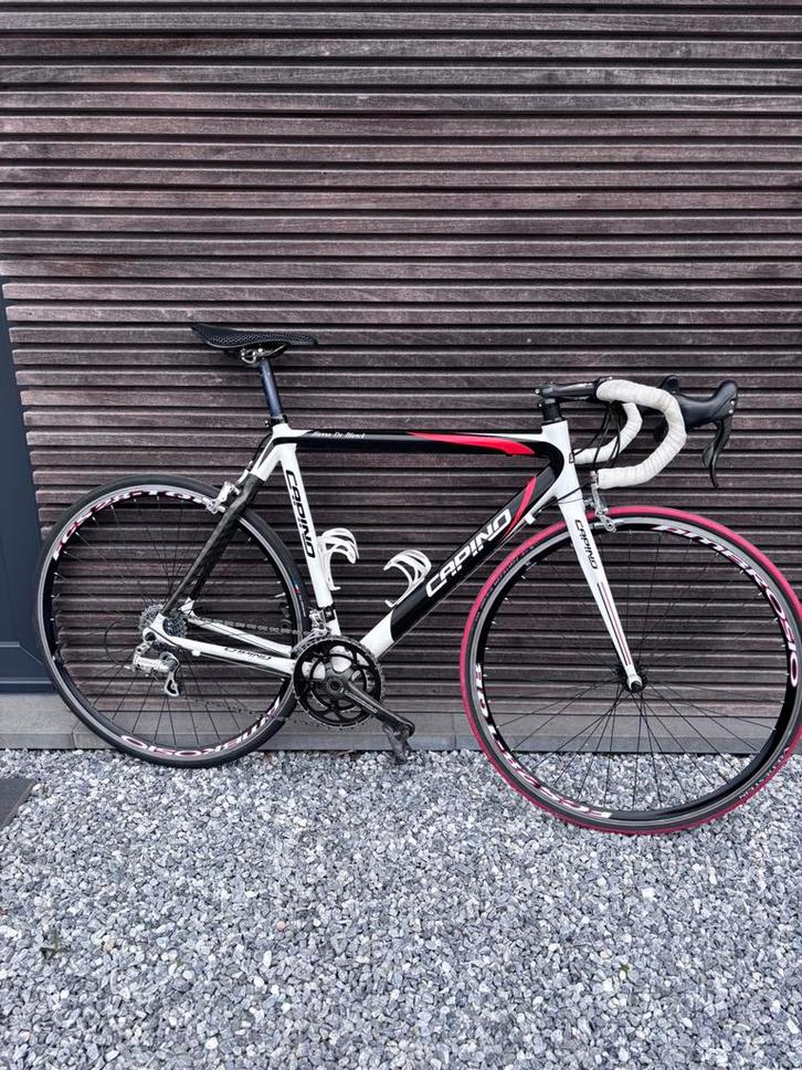 Koersfiets Capino – volledig op maat opgebouwd, in topstaat!, Fietsen en Brommers, Fietsen | Racefietsen, Zo goed als nieuw, Ophalen