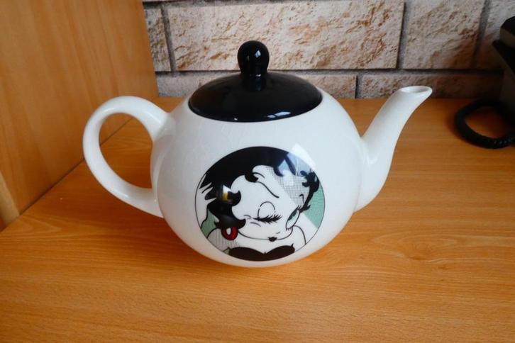 Betty Boop theepot zeldzaam 1992 Tropico, Verzamelen, Beelden en Beeldjes, Nieuw, Mens, Ophalen of Verzenden
