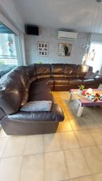 hoeksalon, Huis en Inrichting, Ophalen, Gebruikt, Leer