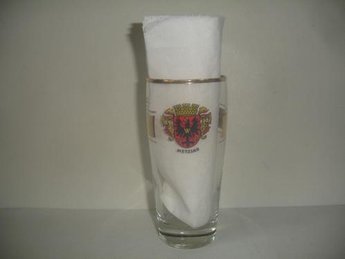 Bierglas Wetzlar, brij. Gebr. Euler, Verzamelen, Glas en Drinkglazen, Gebruikt, Bierglas, Ophalen of Verzenden
