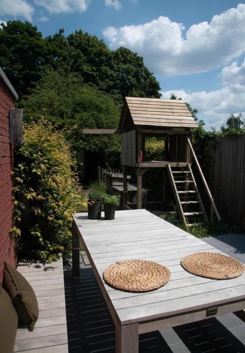 Houten speeltoren – speelhuis - speeltuig, Kinderen en Baby's, Speelgoed | Buiten | Speelhuisjes, Gebruikt, Hout, Ophalen