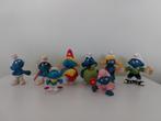 8 figurines Schtroumpfs avec un bandit aux pommes portant un, Collections, Schtroumpfs, Différents Schtroumpfs, Utilisé, Envoi