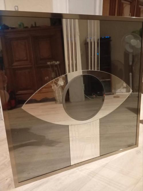 Miroir design Finlandais, Huis en Inrichting, Woonaccessoires | Spiegels, Zo goed als nieuw, 75 tot 100 cm, Minder dan 100 cm