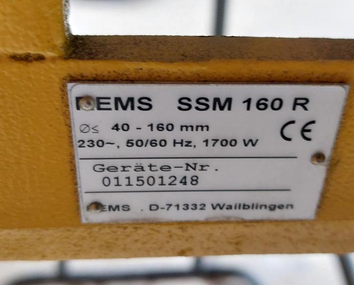 gereedschap REMS SSM160R Buizen lastoestel, Doe-het-zelf en Bouw, Gereedschap | Handgereedschap, Gebruikt, Ophalen
