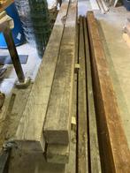 houten balken/palen - lengte = 310cm (4 stuks), Tuin en Terras, Palen, Balken en Planken, Ophalen, Balken