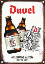 Reclamebord vintage Duvel (mastery) - mancave poolhouse new, Verzamelen, Ophalen of Verzenden, Nieuw, Reclamebord, Plaat of Schild