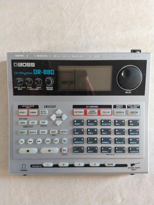 BOSS DR. RHYTHM DR-880 + manual, Muziek en Instrumenten, Drumcomputers, Boss, Ophalen