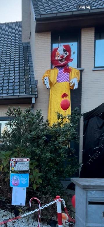 Grote clown beschikbaar voor biedingen