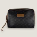 Christian Dior honinggraat canvas monogram clutch origineel, Ophalen of Verzenden, Gebruikt, Bruin, Overige typen
