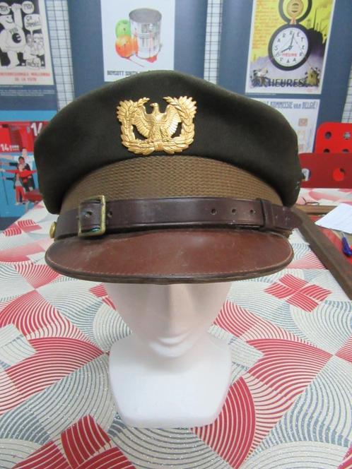 Hoed voor onderofficier van het Amerikaanse leger uit de Twe, Verzamelen, Militaria | Tweede Wereldoorlog, Overige soorten, Helm of Baret
