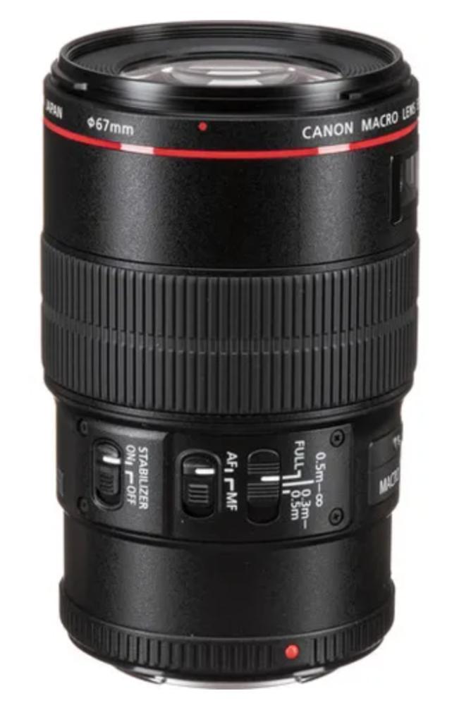 Canon EF 100mm F/2.8L USM IS Macro, Audio, Tv en Foto, Foto | Lenzen en Objectieven, Zo goed als nieuw, Macrolens, Ophalen of Verzenden