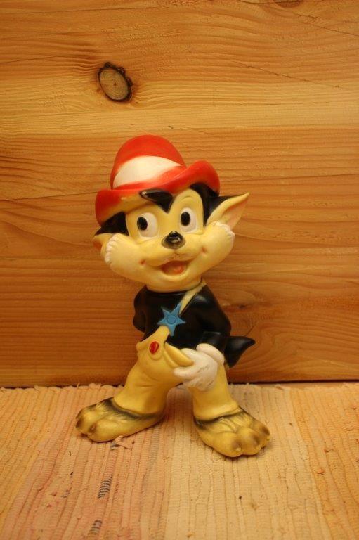 Vintage Pieper pieppop Wolfje, Verzamelen, Disney, Gebruikt, Ophalen of Verzenden