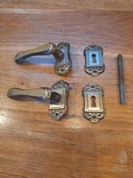 Antieke deurklink, Doe-het-zelf en Bouw, Hang- en Sluitwerk, Ophalen of Verzenden, Gebruikt, Koper of Messing, Klink of Kruk