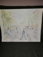 The Beatles Abbey Road tekening, Antiek en Kunst, Kunst | Schilderijen | Klassiek, Ophalen of Verzenden