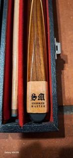 Snooker Master keu+ koffer in perfecte staat, Sport en Fitness, Biljarten en Poolen, Ophalen of Verzenden, Zo goed als nieuw, Keu of Ballen