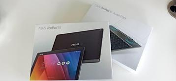 Asus Zenpad 10 + Audiodock (nieuwstaat)   disponible aux enchères