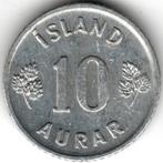 IJsland : 10 Aurar 1974 KM#10a Ref 15723, Ophalen of Verzenden, Overige landen, Losse munt