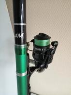 Karper Tele Sensas..4m..+molen 3000ser..korum compl.s.+lijn, Watersport en Boten, Hengelsport | Zeevissen, Ophalen, Zo goed als nieuw