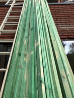 Houten studs/panlat gedrenkt vurenhout groen 390cm, Doe-het-zelf en Bouw, Ophalen, Nieuw