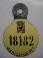 email fietsplaatje 1903 oost vlaanderen taksplaatje, Antiek en Kunst, Ophalen of Verzenden