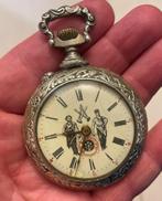 Kijk hoe F E ROSKOPF zegt dat werknemers, Handtassen en Accessoires, Horloges | Antiek, Ophalen, Zakhorloge, Staal, 1900 tot 1930