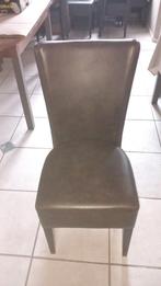 Kunstlederen bruin / zwarte stoelen , 40 stuks, Huis en Inrichting, Stoelen, Ophalen, Zo goed als nieuw, Overige kleuren
