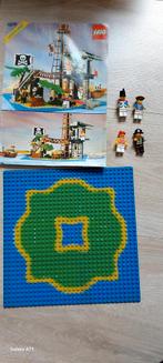 Lego 6270 - Grondplaat + Instructieboekje + 4x minifig, Gebruikt, Ophalen of Verzenden, Lego