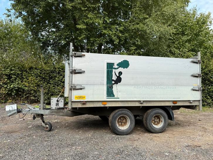 HAPERT - remorque benne 2 tonnes, Autos : Divers, Remorques, Utilisé, Enlèvement