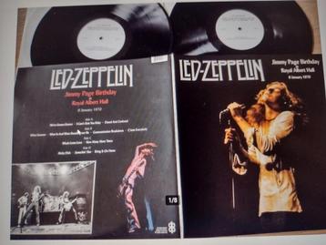 2 LP: LED ZEPPELIN : live ROYAL ALBERT HALL 9/1/1970 beschikbaar voor biedingen
