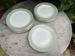 6 diepe en 6 grote platte borden Villeroy & Boch pastelgroen, Ophalen