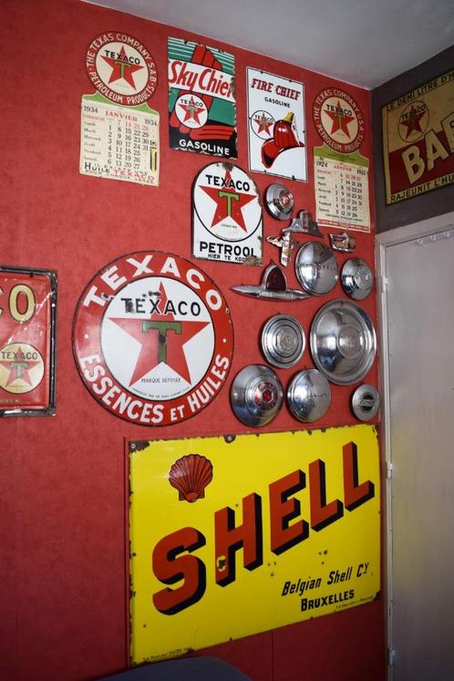 Vintage oldtimer garage decoratie antiek, Verzamelen, Merken en Reclamevoorwerpen, Gebruikt, Reclamebord, Ophalen of Verzenden