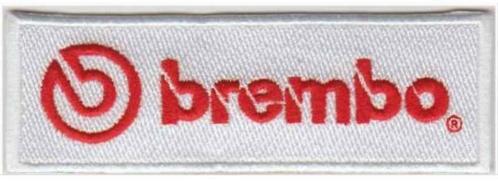 Brembo stoffen opstrijk patch embleem #2, Motoren, Accessoires | Stickers, Verzenden