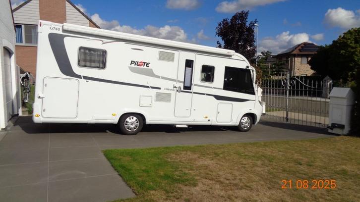 Prachtoccasie Pilote integraal: 18900 km !!, Caravans en Kamperen, Mobilhomes, Particulier, tot en met 4, Integraal, Pilote, Fiat