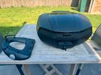 Givi riviera black edition + monolock plaat, rugkussen, Motoren, Ophalen, Zo goed als nieuw
