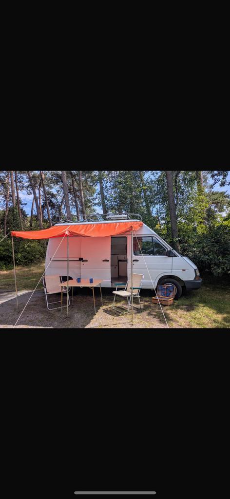 Oldtimer retro/vintage camperbus reeds gekeurd voor verkoop, Caravans en Kamperen, Mobilhomes, Particulier, Diesel, Fietsendrager