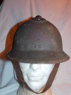 WWII Franse FFI adrian helm ( Verzet ), Verzamelen, Ophalen of Verzenden, Landmacht, Helm of Baret