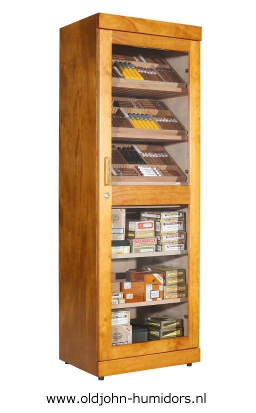 HUMIDOR KAST KABINET ADORINI ROMA MAHONIE 6000 SIGAREN h191, Verzamelen, Rookartikelen, Aanstekers en Luciferdoosjes, Nieuw, Tabaksdoos of Verpakking