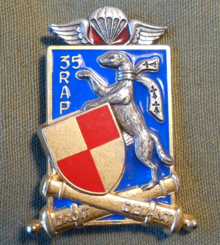 FRANCE / PARA / 35em RAP., Verzamelen, Militaria | Algemeen, Landmacht, Embleem of Badge, Verzenden