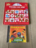 2 CD's + boek Sesamstraat, Cd's en Dvd's, Ophalen, Gebruikt