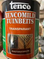 Tenco transparante beits kastanjebruin 1liter en 2,5liter, Matériel, Enlèvement ou Envoi, Neuf