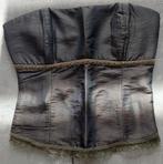 Kaki bustier zonder bandjes, maat Small., Autre, Ophalen of Verzenden, Gedragen, Groen