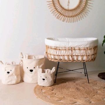 Wieg Childhome, rotan, metalen poten beschikbaar voor biedingen