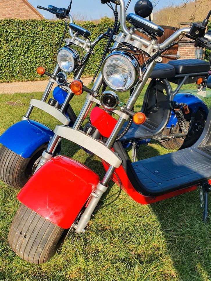 Scooter citycoco, Fietsen en Brommers, Scooters | Overige merken, Zo goed als nieuw, Klasse B (45 km/u), Elektrisch, Ophalen
