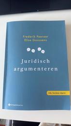 Juridisch argumenteren, Boeken, Ophalen of Verzenden, Zo goed als nieuw, Hoger Onderwijs, Frederik Peeraer