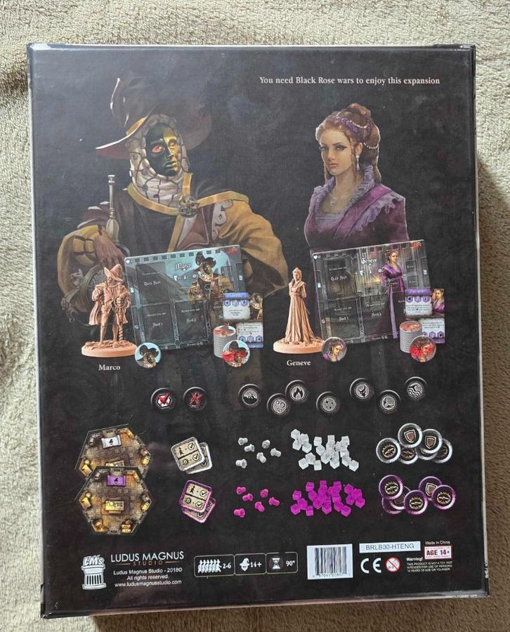 Black Rose Wars - Hidden Thorns Expansion Kickstarter New, Hobby en Vrije tijd, Gezelschapsspellen | Bordspellen, Nieuw, Een of twee spelers